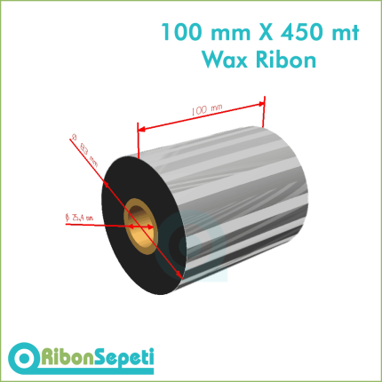 100 mm X 450 mt Wax Ribon (Online Satın Al)