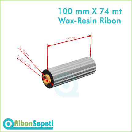 100 mm X 74 mt Wax-Resin Ribon Fiyatı (Online Satın Al)