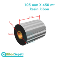 105 mm X 450 mt Resin Ribon