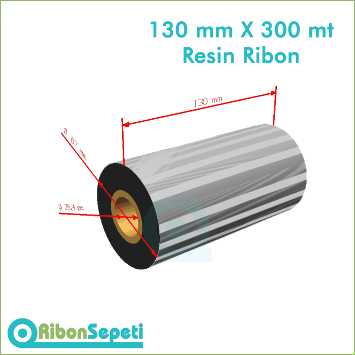 130 mm X 300 mt Resin Ribon Fiyatı (Online Satın Al)