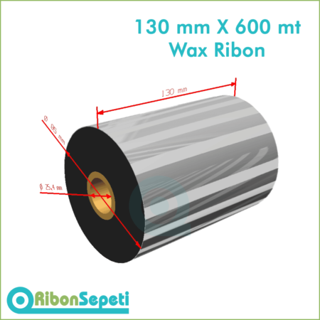 130 mm X 600 mt Wax Ribon (Online Satın Al)