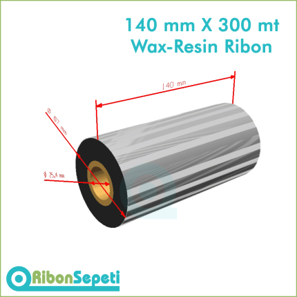 140 mm X 300 mt Wax-Resin Ribon Fiyatı (Online Satın Al)