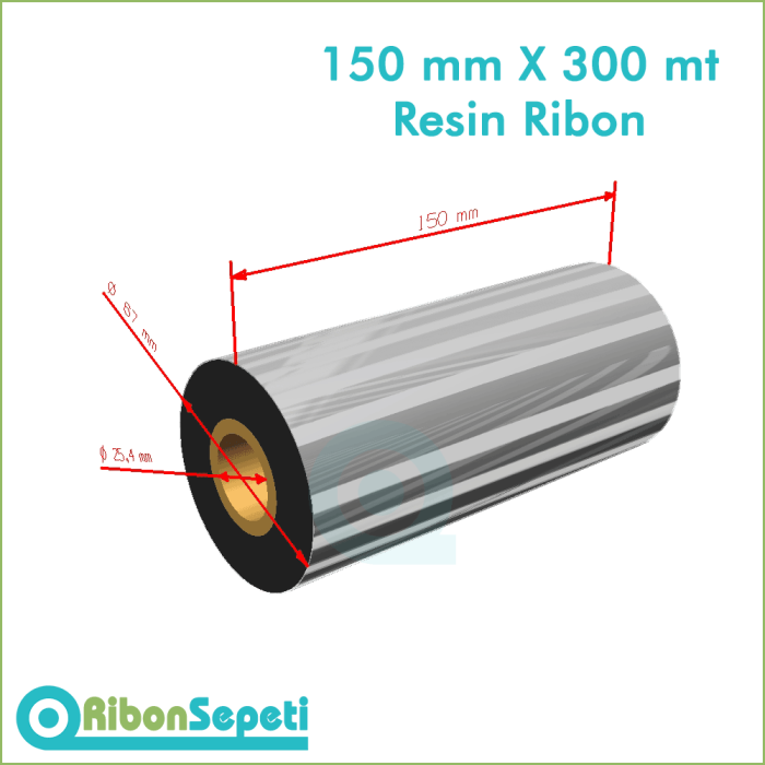 150 mm X 300 mt Resin Ribon Fiyatı (Online Satın Al)