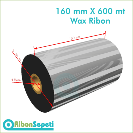 160 mm X 600 mt Wax Ribon (Online Satın Al)