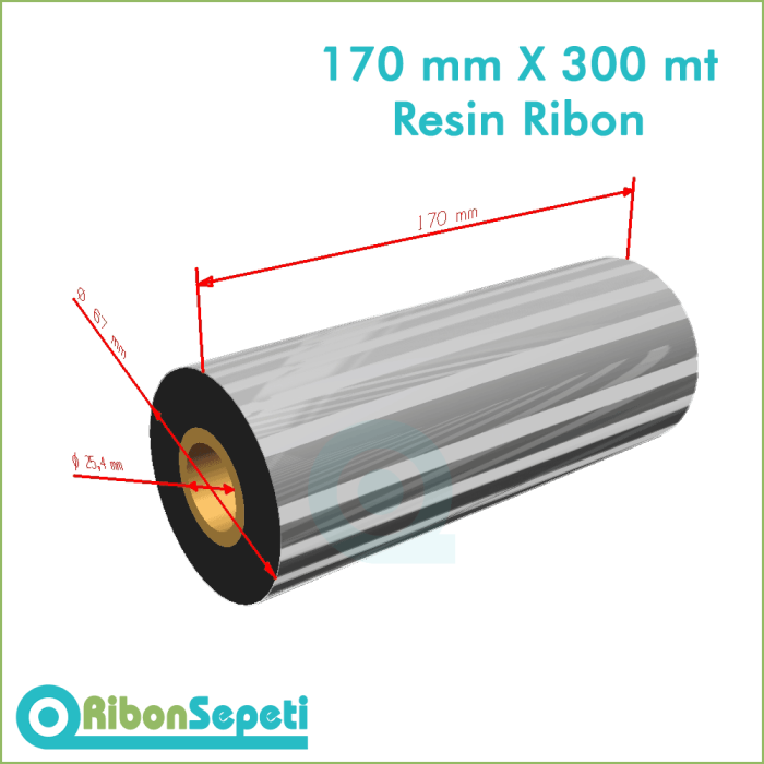 170 mm X 300 mt Resin Ribon Fiyatı (Online Satın Al)