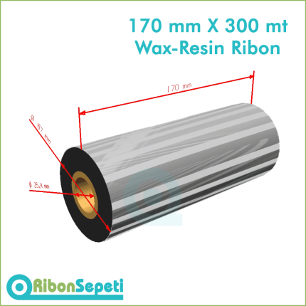 170 mm X 300 mt Wax-Resin Ribon Fiyatı (Online Satın Al)