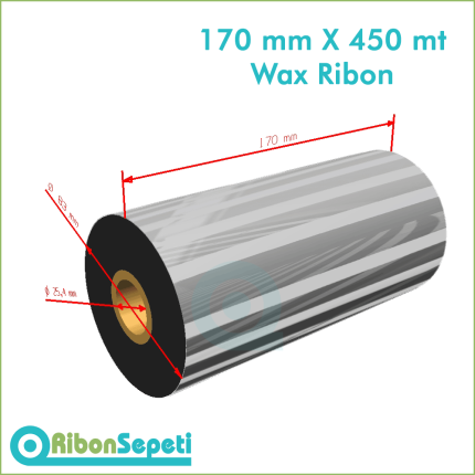 170 mm X 450 mt Wax Ribon (Online Satın Al)