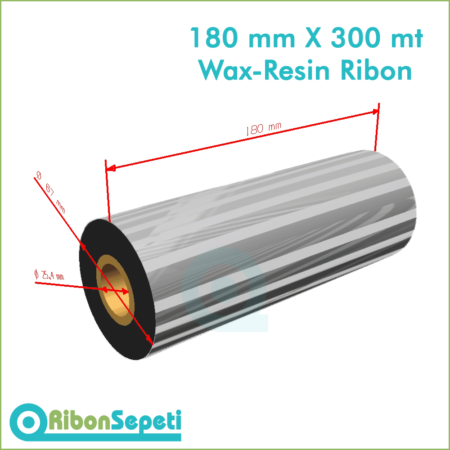 180 mm X 300 mt Wax-Resin Ribon Fiyatı (Online Satın Al)