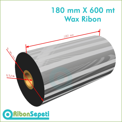 180 mm X 600 mt Wax Ribon (Online Satın Al)
