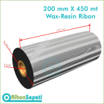 200 mm X 450 mt Wax-Resin Ribon
