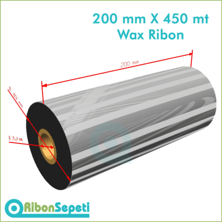 200 mm X 450 mt Wax Ribon (Online Satın Al)