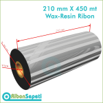 210 mm X 450 mt Wax-Resin Ribon