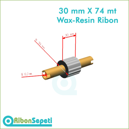 30 mm X 74 mt Wax-Resin Ribon Fiyatı (Online Satın Al)