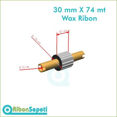 30 mm X 74 mt Wax Ribon Fiyatı (Online Satın Al)