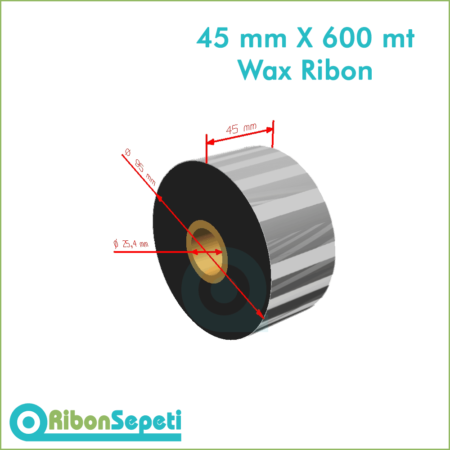 45 mm X 600 mt Wax Ribon (Online Satın Al)