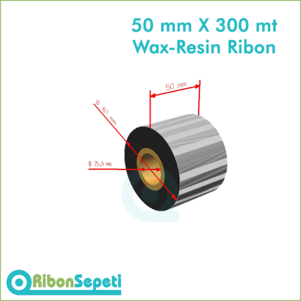 50 mm X 300 mt Wax-Resin Ribon Fiyatı (Online Satın Al)