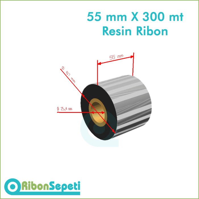 55 mm X 300 mt Resin Ribon Fiyatı (Online Satın Al)