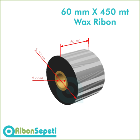 60 mm X 450 mt Wax Ribon (Online Satın Al)
