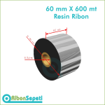 60 mm X 600 mt Resin Ribon