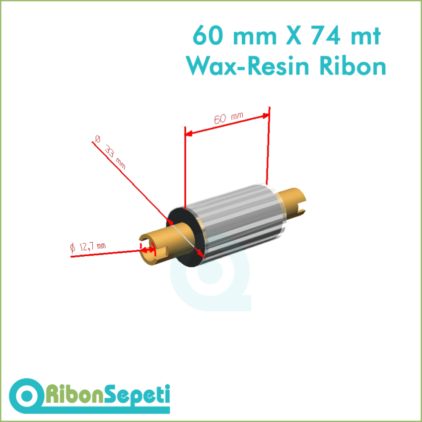 60 mm X 74 mt Wax-Resin Ribon Fiyatı (Online Satın Al)