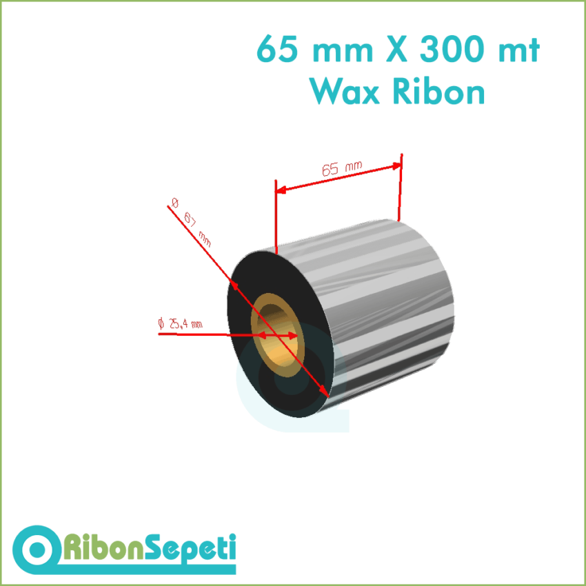 65 mm X 300 mt Wax Ribon Fiyatı (Online Satın Al)
