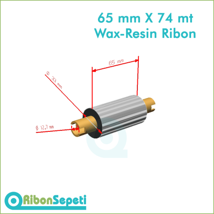 65 mm X 74 mt Wax-Resin Ribon Fiyatı (Online Satın Al)