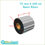 75 mm X 450 mt Resin Ribon