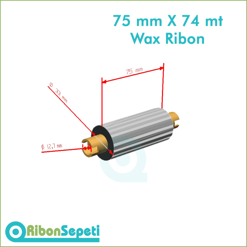 75 mm X 74 mt Wax Ribon Fiyatı (Online Satın Al)