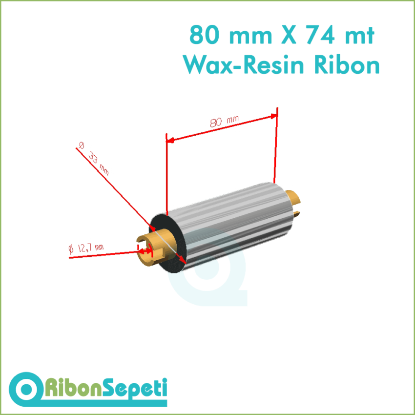 80 mm X 74 mt Wax-Resin Ribon Fiyatı (Online Satın Al)