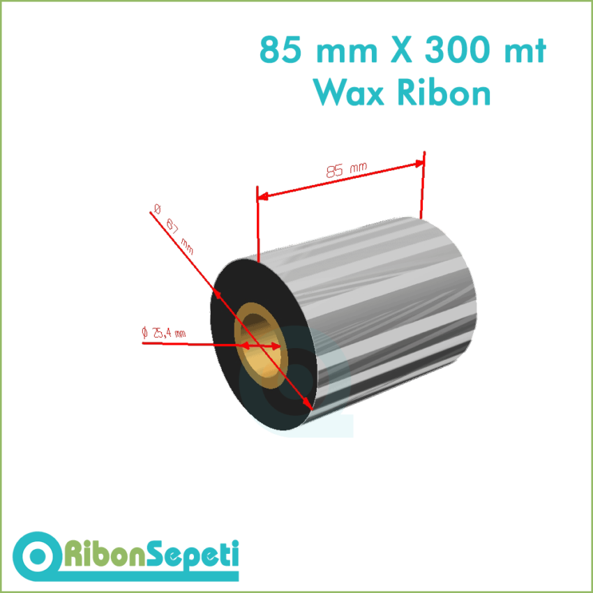 85 mm X 300 mt Wax Ribon Fiyatı (Online Satın Al)