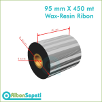 95 mm X 450 mt Wax-Resin Ribon