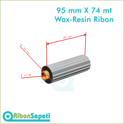 95 mm X 74 mt Wax-Resin Ribon Fiyatı (Online Satın Al)