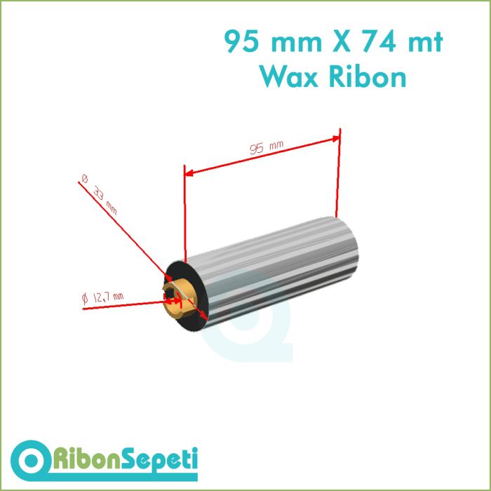 95 mm X 74 mt Wax Ribon Fiyatı (Online Satın Al)