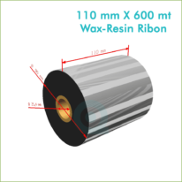 110 mm X 600 mt Wax-Resin Ribon