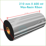 210 mm X 600 mt Wax-Resin Ribon
