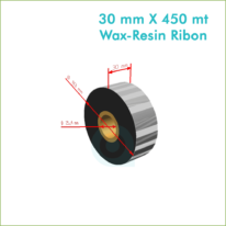 30 mm X 450 mt Wax-Resin Ribon