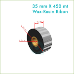 35 mm X 450 mt Wax-Resin Ribon