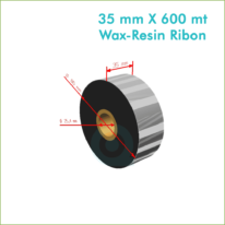 35 mm X 600 mt Wax-Resin Ribon