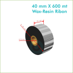 40 mm X 600 mt Wax-Resin Ribon