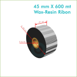 45 mm X 600 mt Wax-Resin Ribon