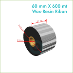 60 mm X 600 mt Wax-Resin Ribon
