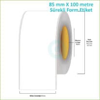 85 mm X 100 metre sürekli form Epson etiket fiyatı