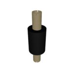 50x74 mt Termal Transfer Ribon - Siyah Renk 1/2 inch Masaüstü