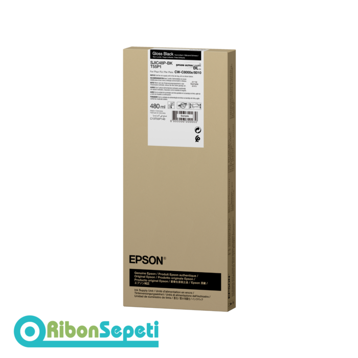Epson SJIC48P-BK Kartuş / Cw-C8000e Renkli Barkod Yazıcı Uyumlu
